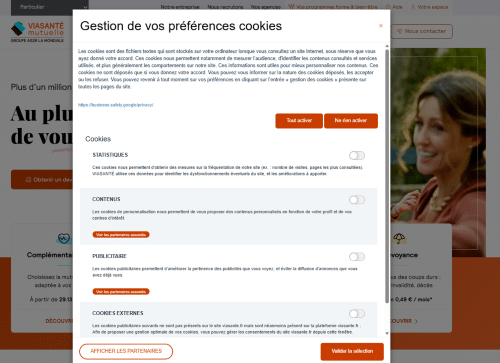 Protection des données_VIASANTÉ Mutuelle